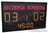 Sell scoreboard timer for soccer, display led for soccer