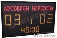 Sell electronic scoring system soccer