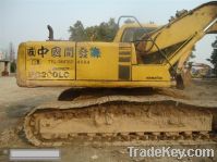 Sell used Komatsu PC200LC excavator, crawler excavator, yellow excavator