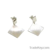 Sell Wholesale 925 sterling plain silver earrings studs