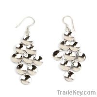 Sell wholesale 925 sterling silver chandelier earrings high polished