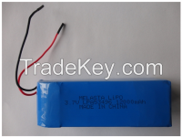 Li-Polymer Battery 12000mAh used to power a Indoor Thermostat (LPA53496)