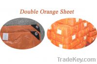 Sell Double Orange Pe Tarpaulin Sheet