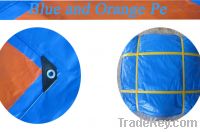 Sell Blue Orange Pe Tarpaulin Sheet for Cover
