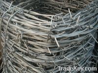 Sell Galvanized/PVC coated barbed wire (Anping factory)