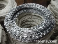 Sell galvanized razor barbed wire/stainless steel razor barbed wire