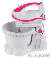 Sell hand mixer with plastic turning bowl