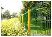Sell yellow powder coated driveway wire mesh fence