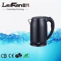 stainless steel cordless double wall electric kettle