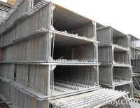 used Layher facade scaffolding material