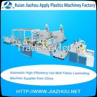Automatic High Efficiency Hot Melt Fabric Laminating Machine Supplier from China