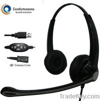 Sell Super Pro call center usb computer headset HSM-902FPQDUSBC