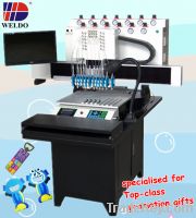 WD 12 colors automatic soft pvc dispensing machine for bottle opener