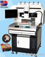 WD automatic soft enamel badge dropping colors machine