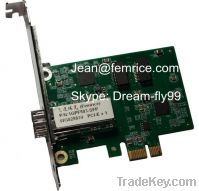 Sell PCI ExpressX1 Single Port Desktop Adapter Gigabit NIC Card, 1XSFP Slot
