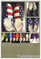 Sell Girls Canvas Slip on Shoes