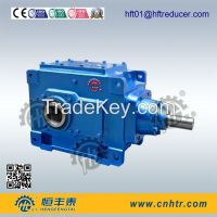 B2HH11 hollow shaft output bevel helical gearbox for mineral metal shredder