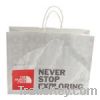 Sell gray pattern paper shopping bag