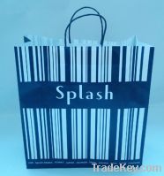 Sell stripe paper shopping bag