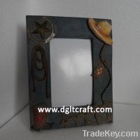 Sell home decoration craft western design resin photo frame
