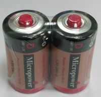 Sell zinc carbon battery D/R20 with red cap on the top