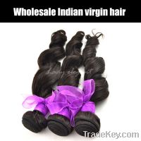 Sell Indian human remy hair loose wave