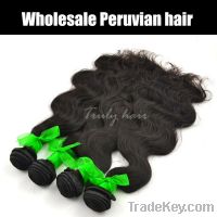Sell wholesale Peruvian virgin human hair