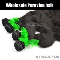 Sell wholesale Peruvian remy human hair