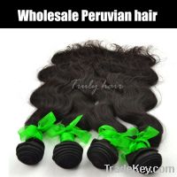 Sell natrural Peruvian remy human hair