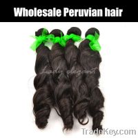 sell Peruvian 100% virgin hair loose wave
