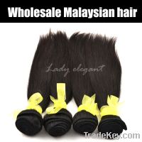 Sell Malaysian 100% human hair natrural straight