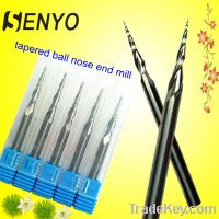 senyo-solid carbide tapered ball nose end mills/cnc straight shank sh