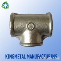 Sell malleable iron pipe fittings elbow tee with rib