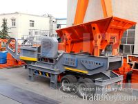 mobile stone crushing machine