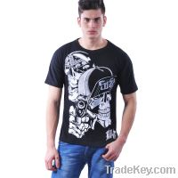 Black Men's Printed T shirts