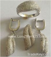 Sell micro setting silver jewelry