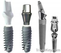 Sell Customized Titanium Hardware of Dental Implants Bases and Abutmen