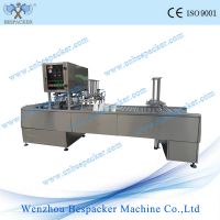 Sell paper yogurt cup disposable cup filling and sealing machine