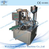 Sell New cheap automatic pure water cup filling plastic film roll heat sealing machine