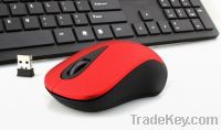Sell New 2.4G Wireless Optical Mouse/Mice for PC Laptop Red + Mini Rec
