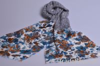 Sell Pastoral printed scarf