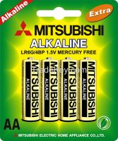 Mitsubishi LR6 dry Battery, Alkaline battery, AA battery