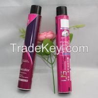 Collapsible Aluminum Hair Dye Color Packaging Tube