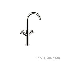 double hand wheels high foot kitchen faucet