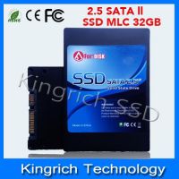 Original 100% 2.5" inch SATA II SSD 32GB Solid State Disk Drive HDD 32GB 2-Channel Free Shipping by china post