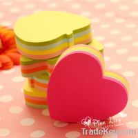 Die cut shaped sticky note set for school and office