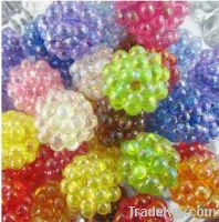 Sell 100pcs 22mm Acrylic Berry Beads AB color for Chunky Necklace