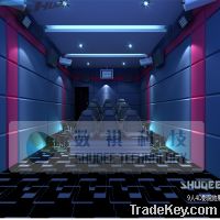 Sell immersive 4D movie theater with 9 seats, middle 4D cinema exciting