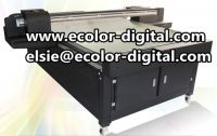 UV Glass, Acrylic, leather digital printer plotter, white ink, flatbed