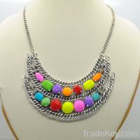 Sell Chain with colorful stone necklace